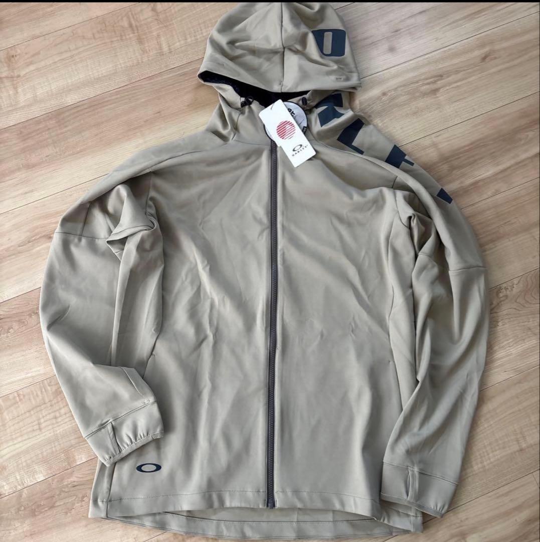 新品　オークリー　メンズ　トレーニングジャケット　ストレッチ　フード　2XL