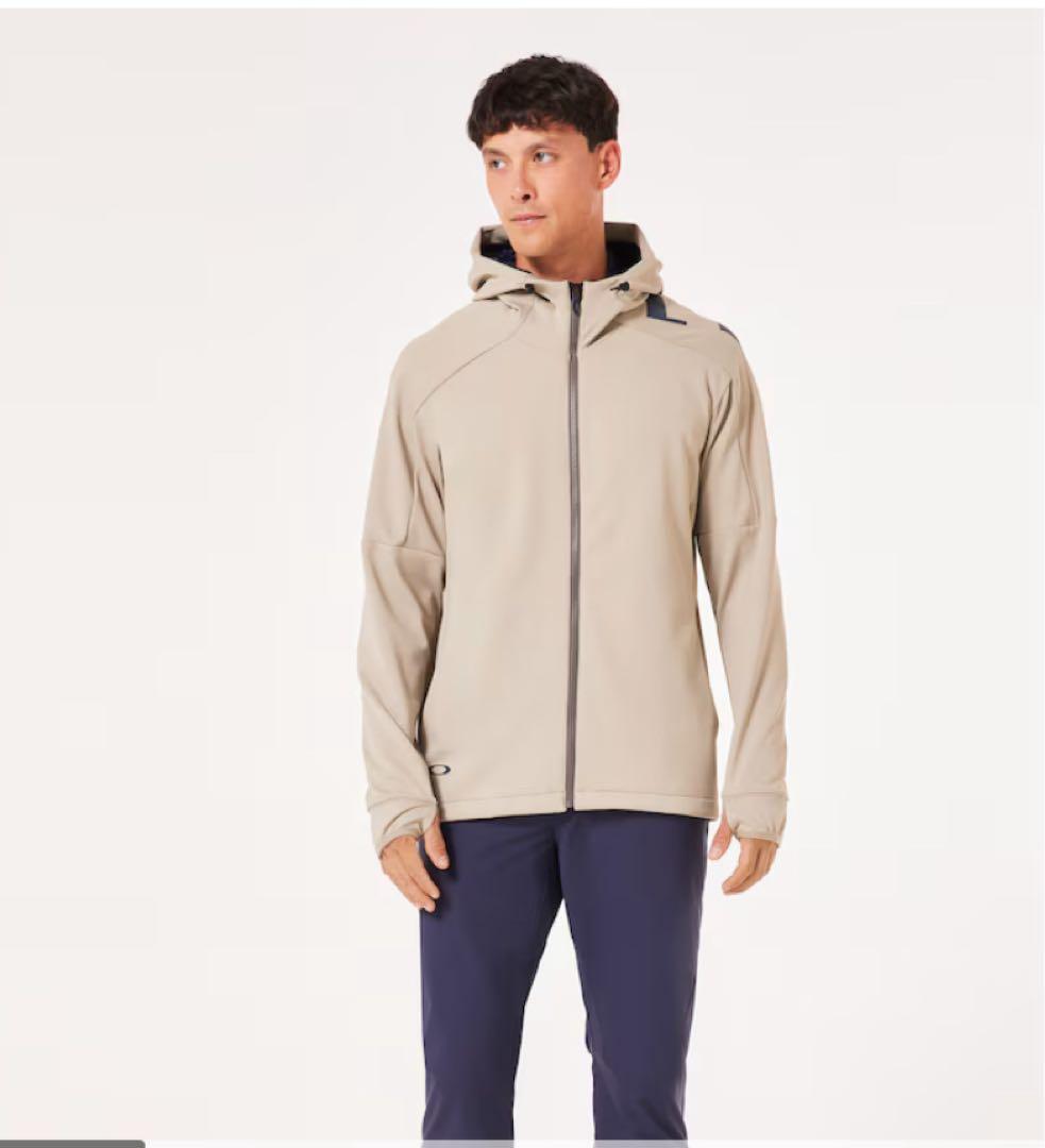 新品　オークリー　メンズ　トレーニングジャケット　ストレッチ　フード　2XL