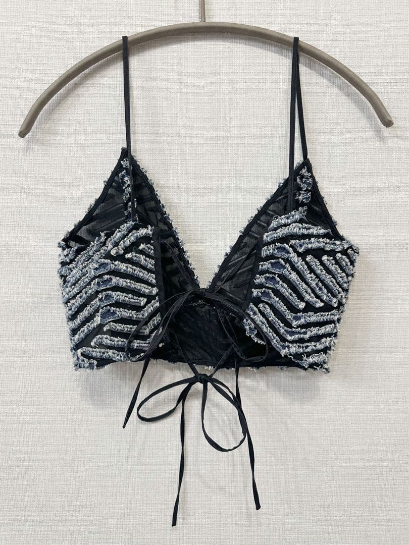 Ameri TAYLOR OPAL DENIM BUSTIER デニムビスチェ