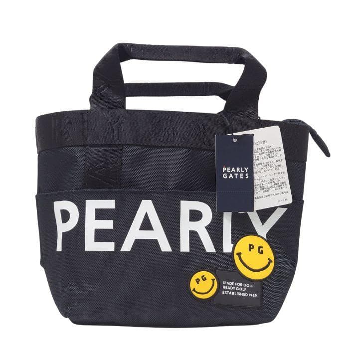 パーリーゲイツ ロゴ×PG SMILEカートバッグ PEARLY GATES