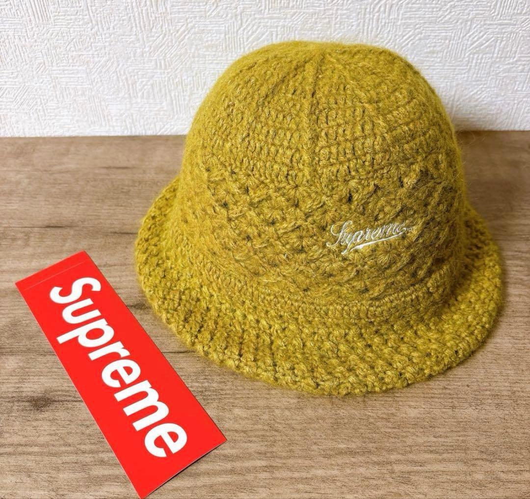 Supreme イエローニットバケットハット！