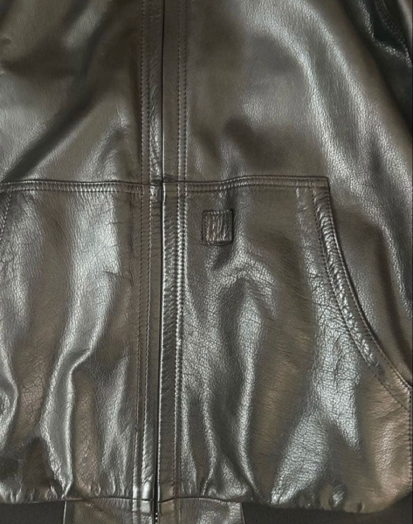 bshop別注 sisii leather hoodie