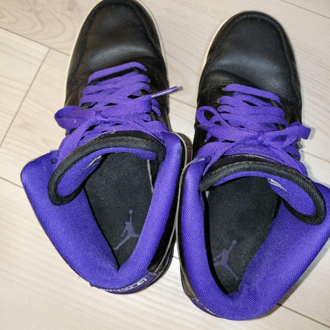 Nike Air Jordan 1 ブラック/パープル ハイカット
