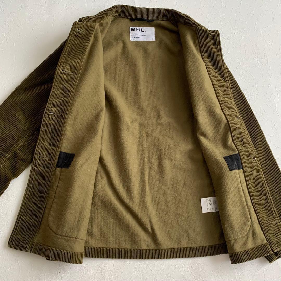 MHL.　コーデュロイ　ジャケット　オリーブ　レディース　コットン　S