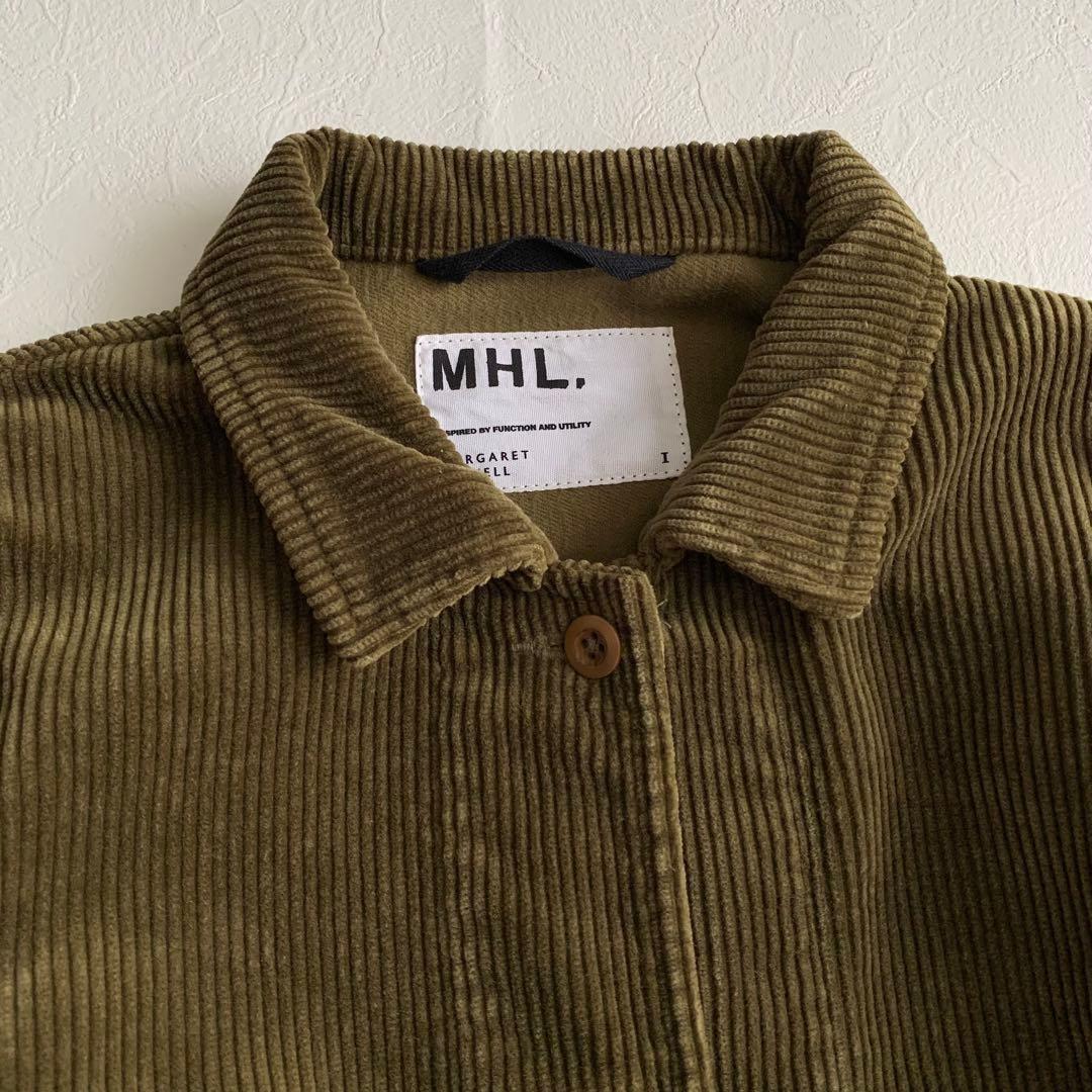 MHL.　コーデュロイ　ジャケット　オリーブ　レディース　コットン　S