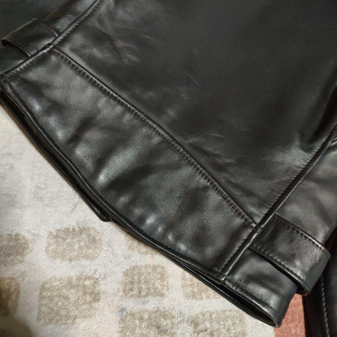デッドストック級？？Schott６１８バイカータグ３４ボア襟無！