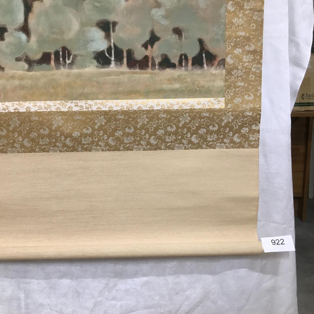 掛け軸　進画　共箱