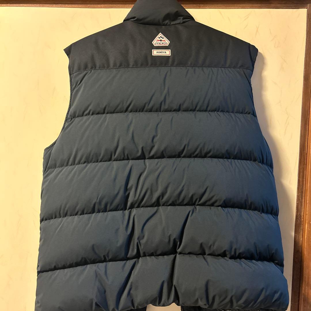美品agnes b. AVEC PYRENEX ダウンベストXL ピレネックス