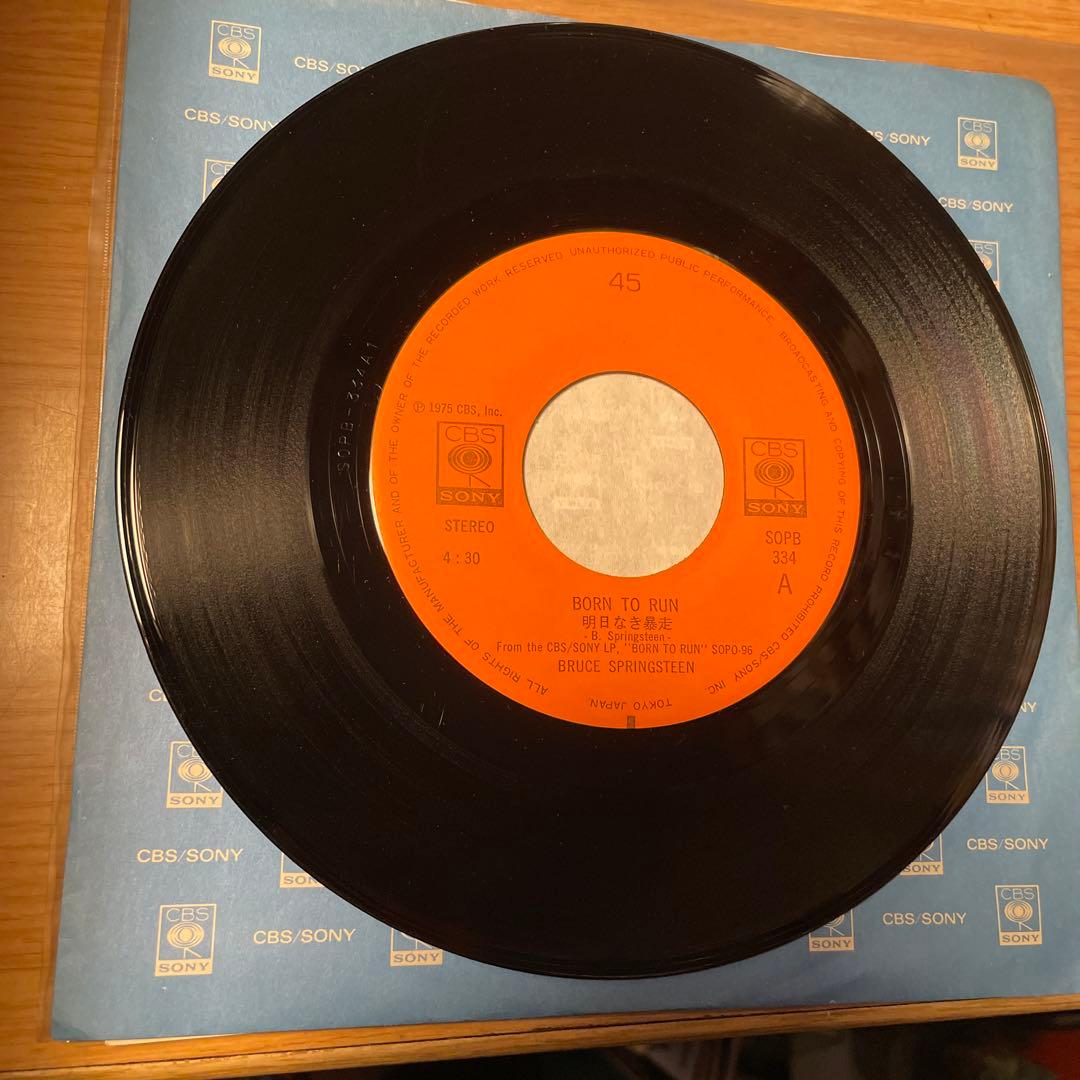 明日なき暴走　ブルース・スプリングスティーン　レコード