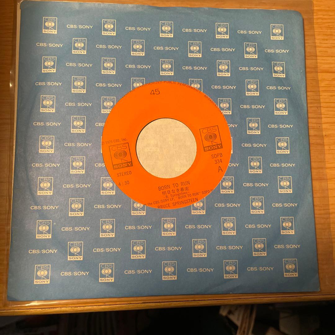 明日なき暴走　ブルース・スプリングスティーン　レコード