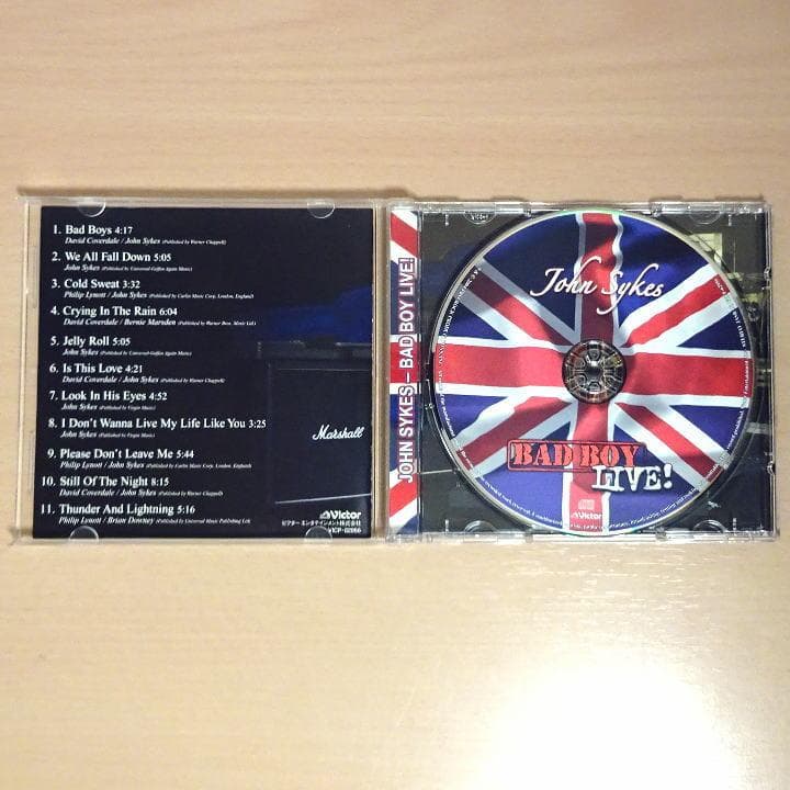 ジョン・サイクス John Sykes / BAD BOY LIVE! CD