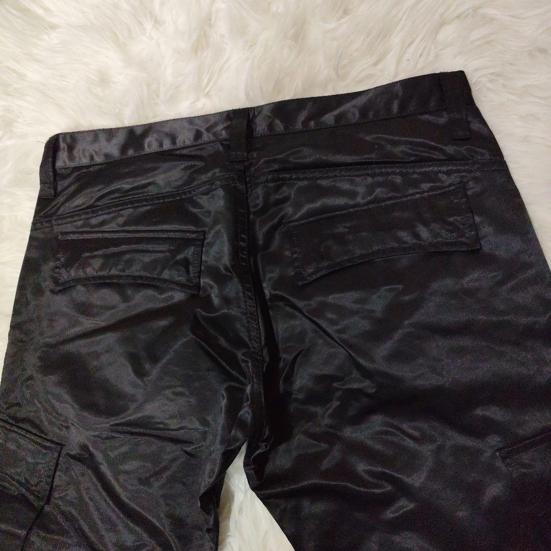 未使用品　トルネードマート　黒　フレアカーゴパンツ　ヴィンテージ