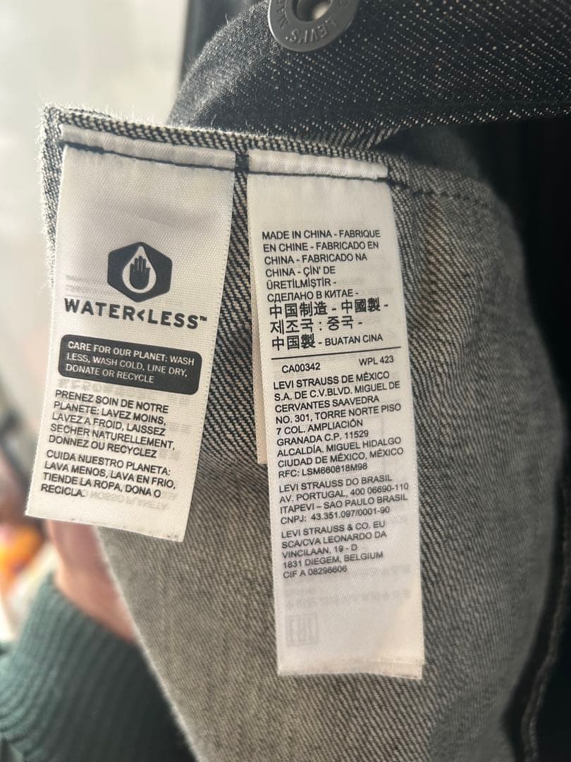 【日本製】LEVI’S ブラック デニムジャケット