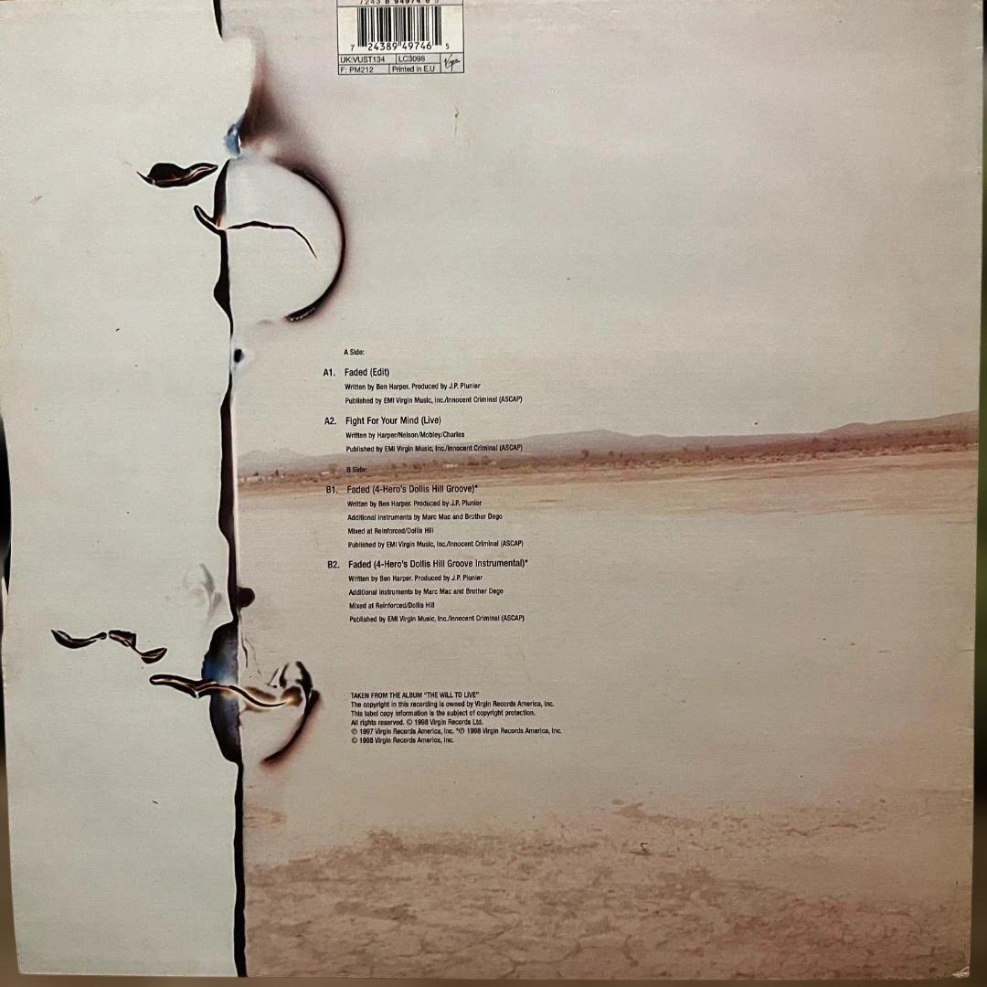 4枚セット Ben Harper, Fight For Your Mind 他