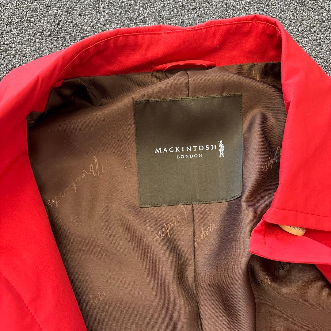 マッキントッシュ　コート　赤　サイズ38