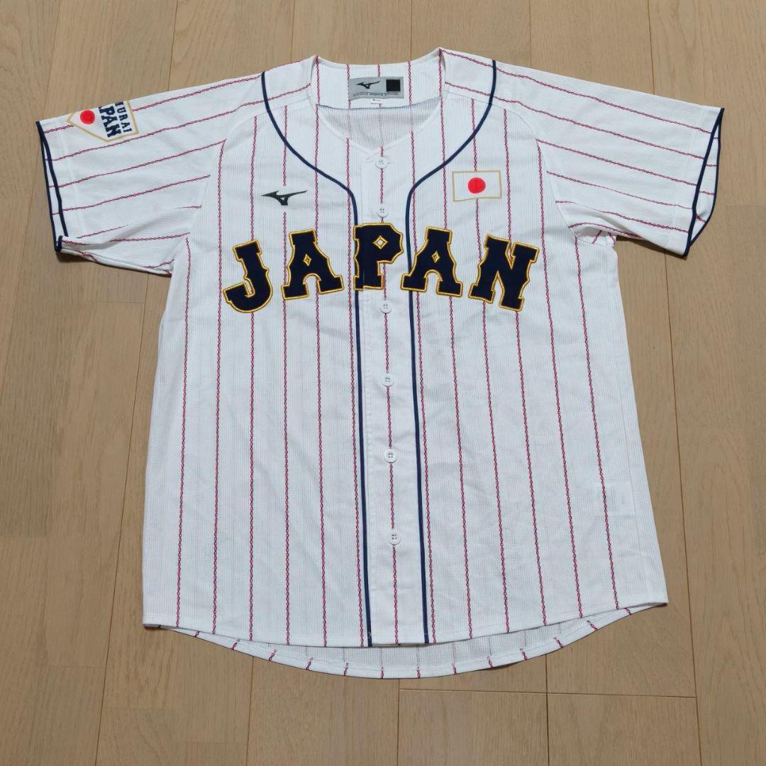 侍ジャパン 無地背番号なし ホーム 刺繍ユニフォーム ハイクオリティ M