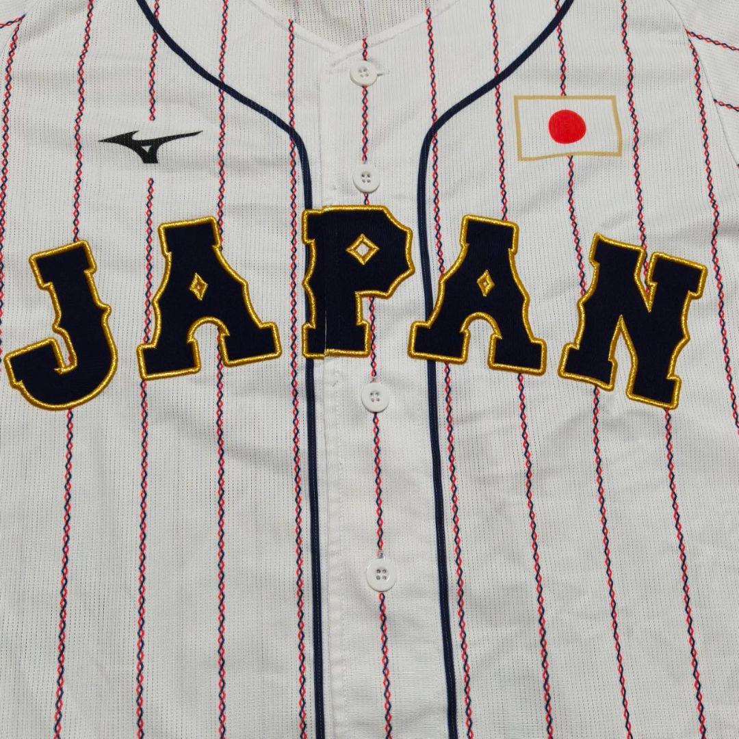 侍ジャパン 無地背番号なし ホーム 刺繍ユニフォーム ハイクオリティ M