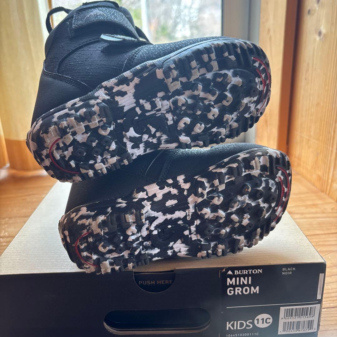 BURTON MINI GROM 子ども用スノーボードブーツ 11c 17.5