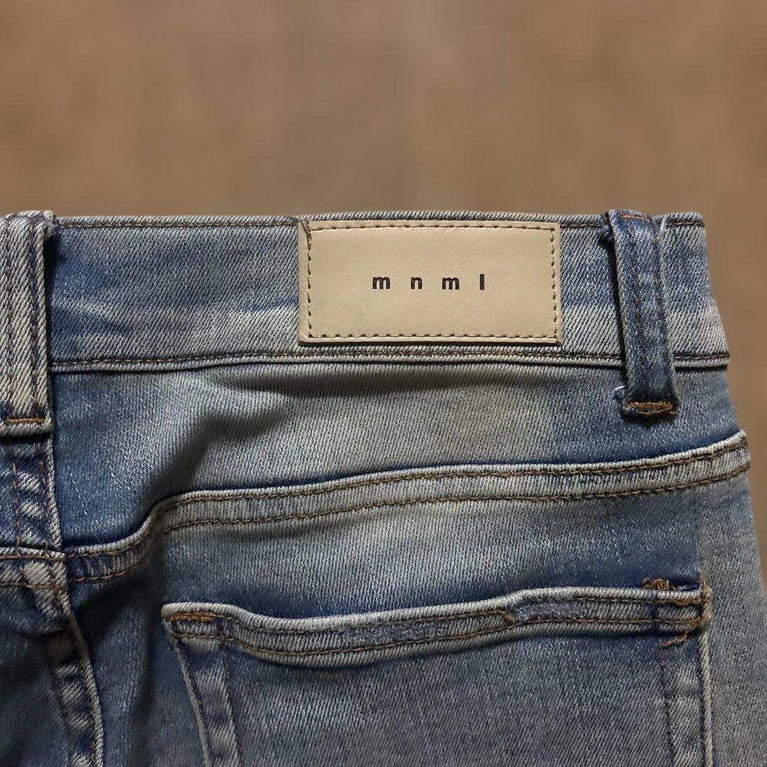 mnml スキニーデニムパンツ スリムフィット 28