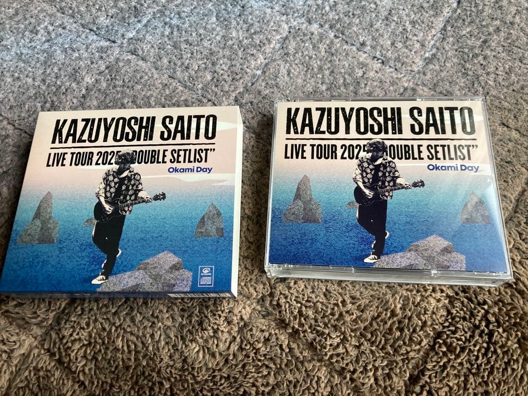 か*す様 斉藤和義　カモシカとオオカミ　限定盤ライブCD セットのみ　バッジはあ