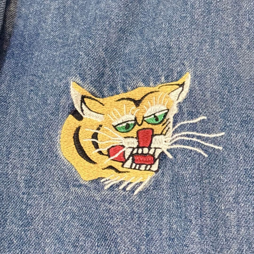 HOUSTON 刺繍デニムジャケット VIET NAM　M