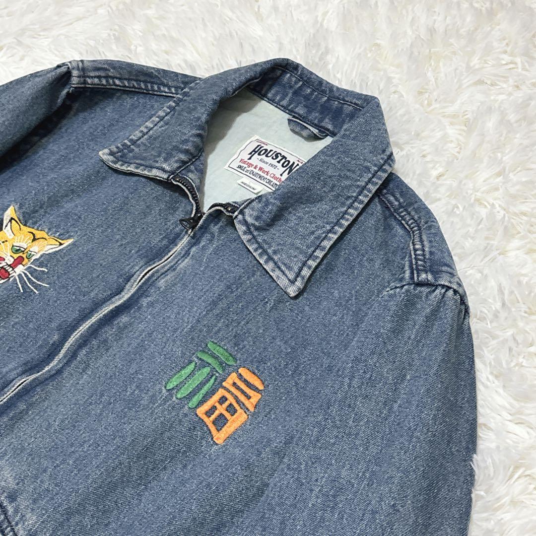 HOUSTON 刺繍デニムジャケット VIET NAM　M