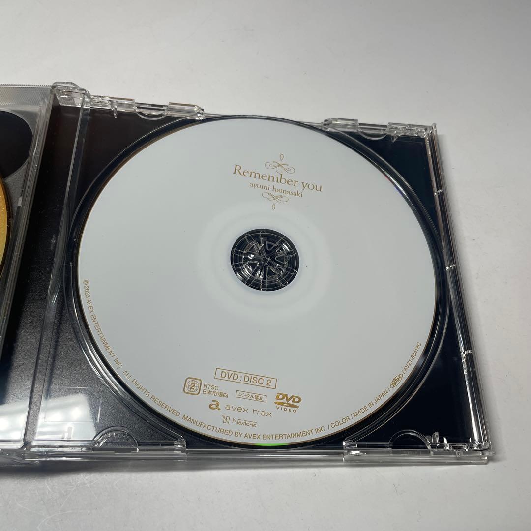 浜崎あゆみ Remember you CD1枚、DVD2枚　3枚組
