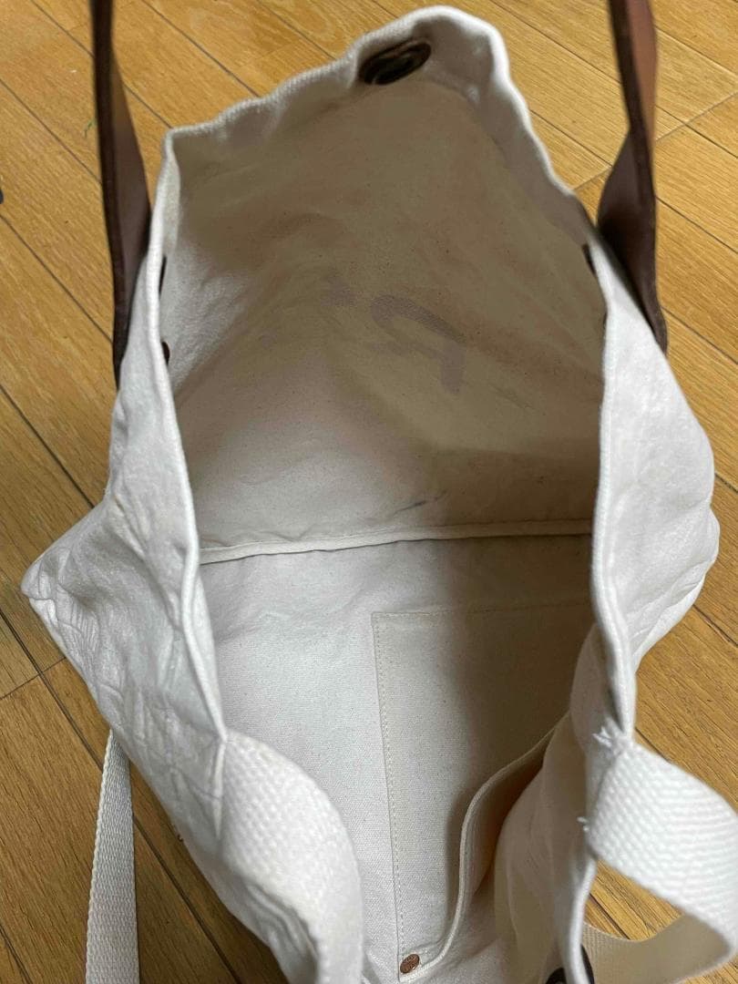 RRL　ダブルアール　キャンバストート　バッグ ホワイト