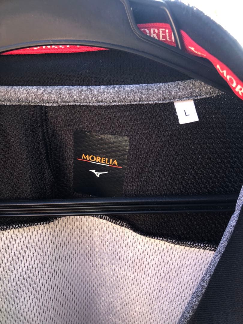 MORELIA ジップアップジャケット Lサイズ グレー/ブラック