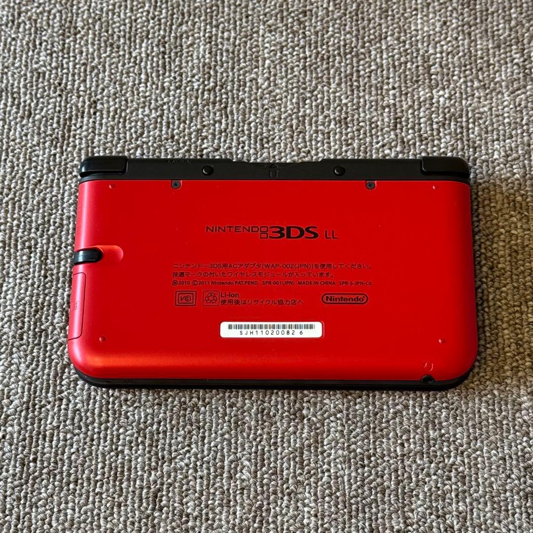 【美品】ニンテンドー3DS LL レッド×ブラック 箱付き