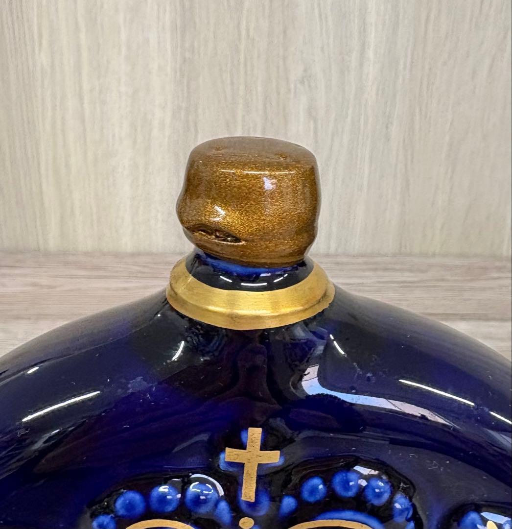 プリンス・ユベール ポリニャック リモージュクレスト 青 陶器 700ml