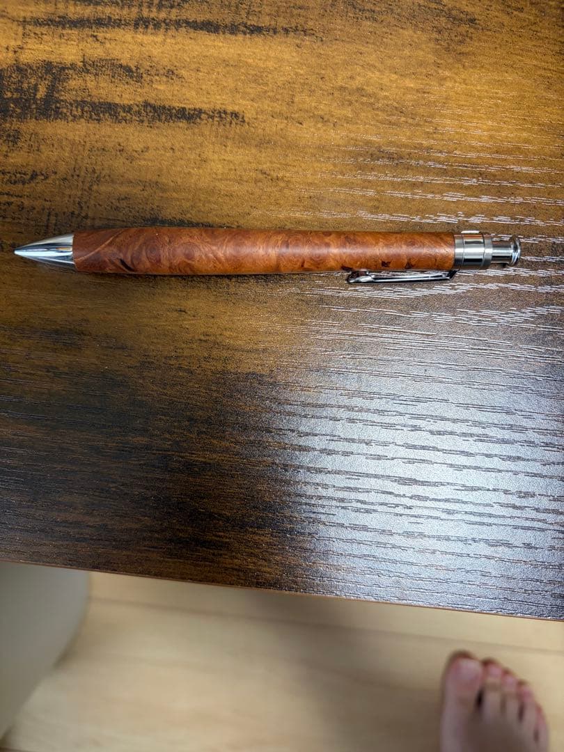 工房楔 ペンシル楔 花梨こぶ杢 0.5mm