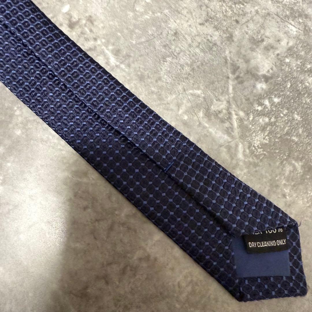 【✨極美品✨】Paul Smith ポールスミス ネクタイ ソリッド ネイビー