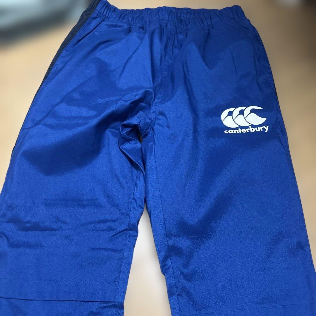 ゆ*こ様 canterbury ウォームアップウェア 青　セットアップ