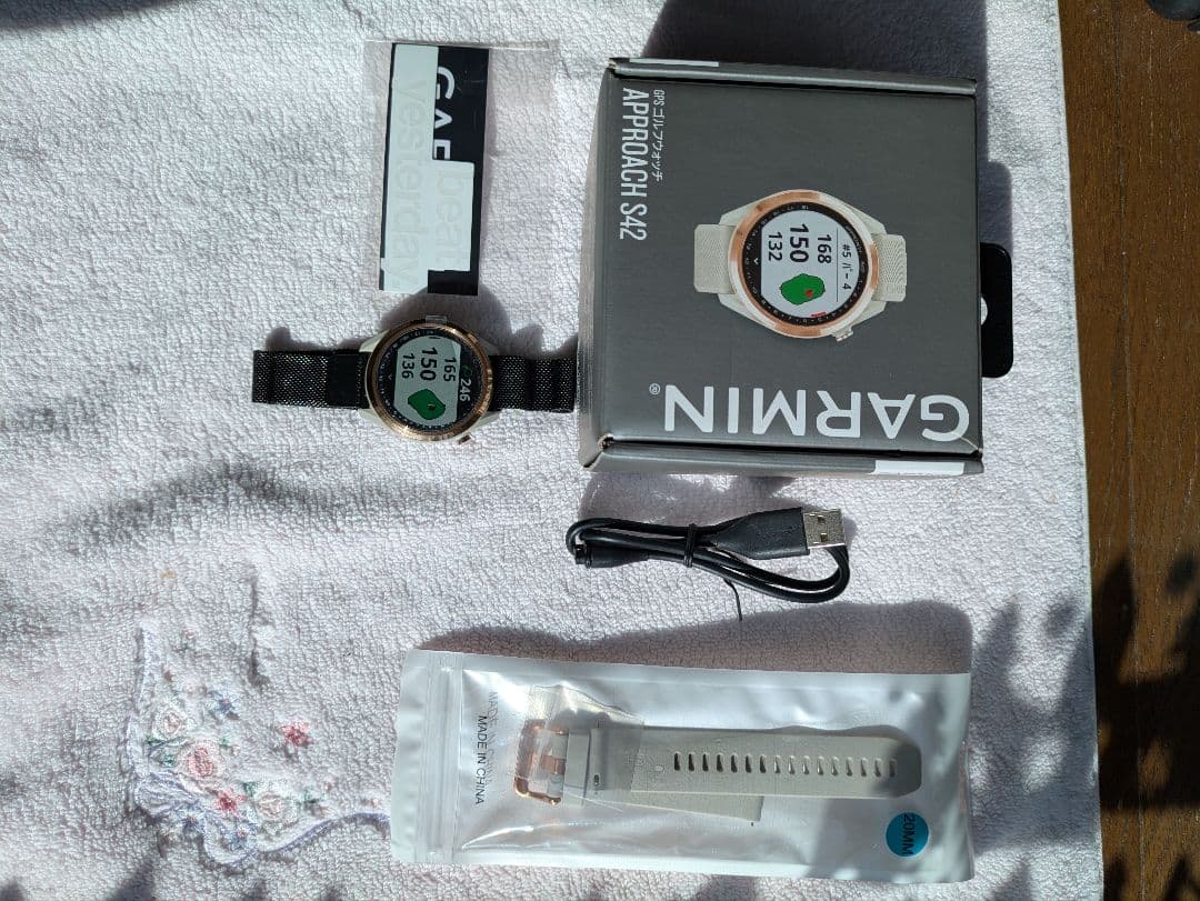 GARMIN ガーミン　Approach S42 ライトサンドローズゴールド
