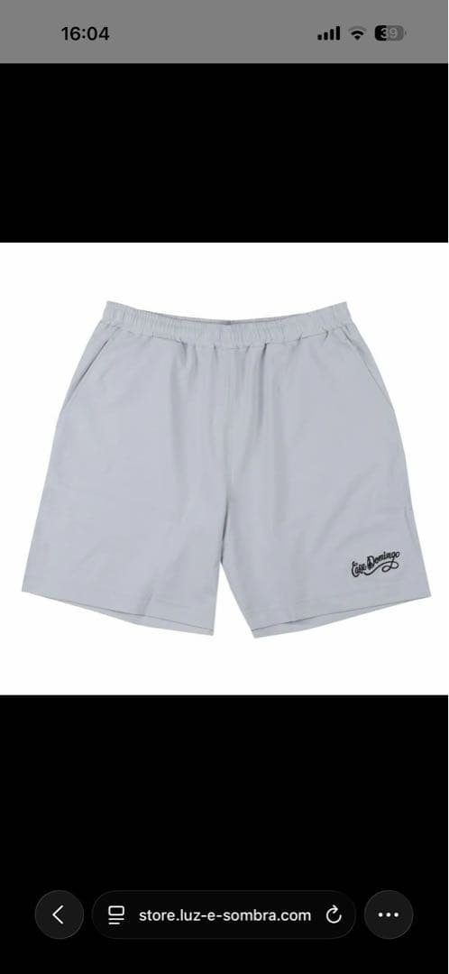 ルースイソンブラ DOMINGO SQUARE CUT SHORTS