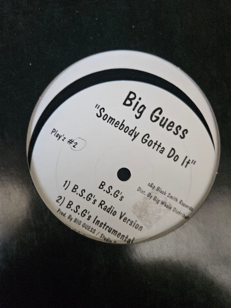 洋楽 Big Guess Somebody Gotta Do It
