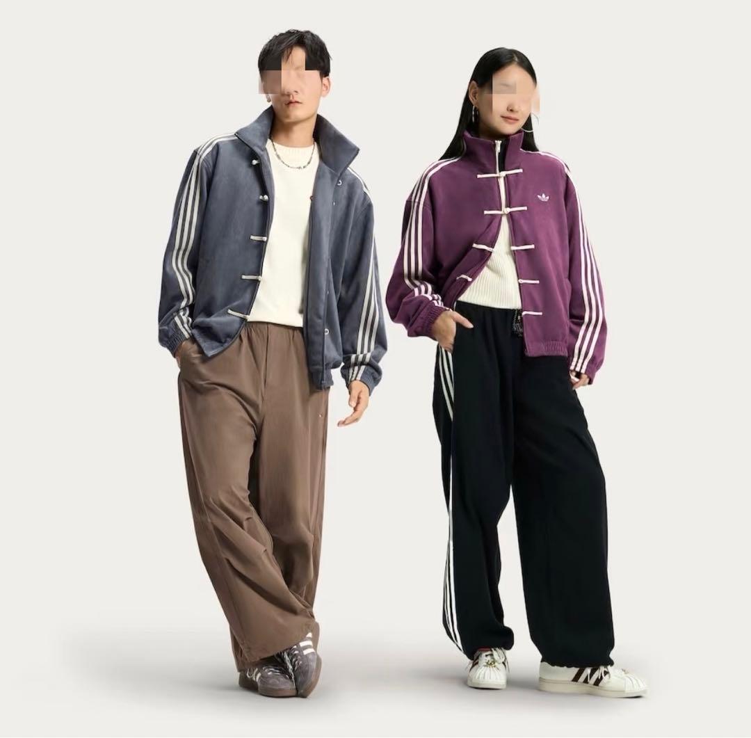 即日発送海外限定adidas スエード トラックジャケットXL