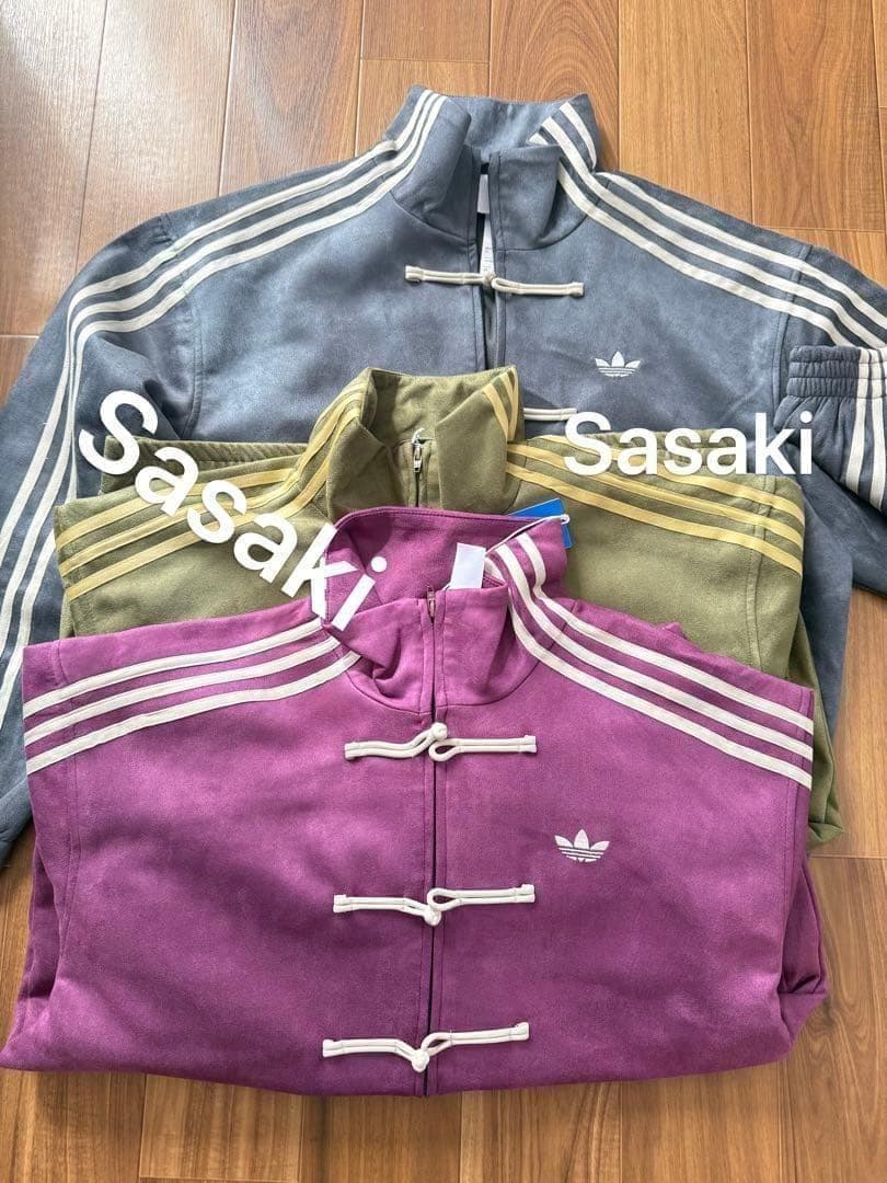 即日発送海外限定adidas スエード トラックジャケットXL