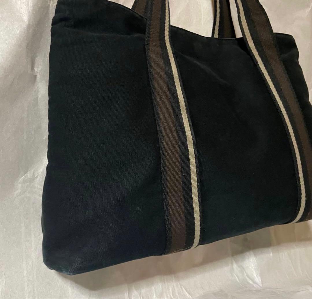 HERMES エルメス トロカホリゾンタルMM キャンバス トートバッグ