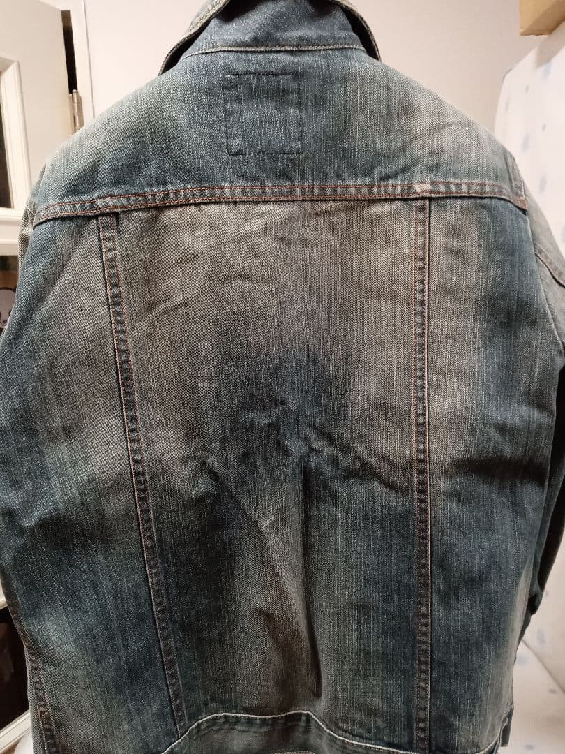Levi'sブラックレーベルブラックスター廃盤品デニムジャケットＬサイズV24