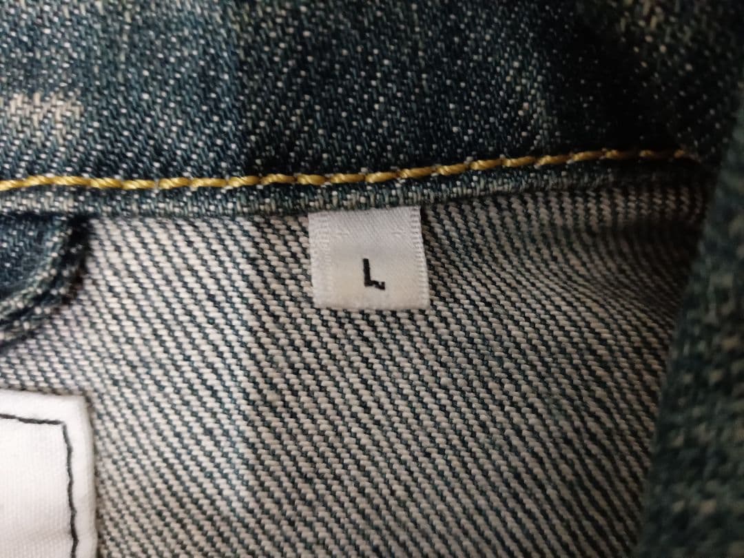 Levi'sブラックレーベルブラックスター廃盤品デニムジャケットＬサイズV24
