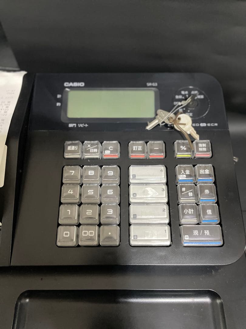 CASIO SR-G3-BK　鍵　付属品あり　動作確認済インボイス対応