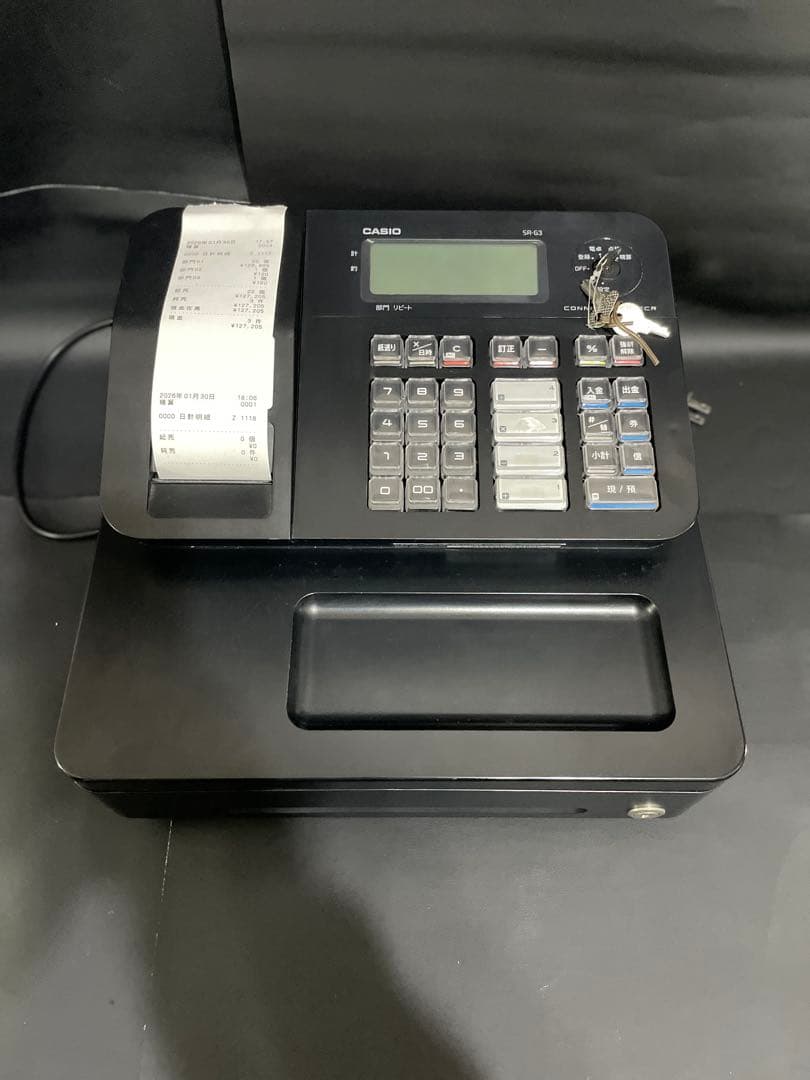 CASIO SR-G3-BK　鍵　付属品あり　動作確認済インボイス対応