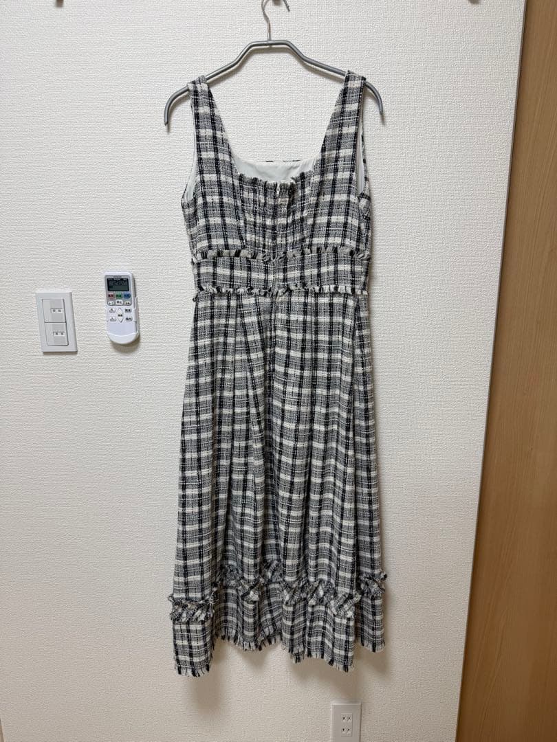 ワンピース herlipto Summer Tweed Midi Dress