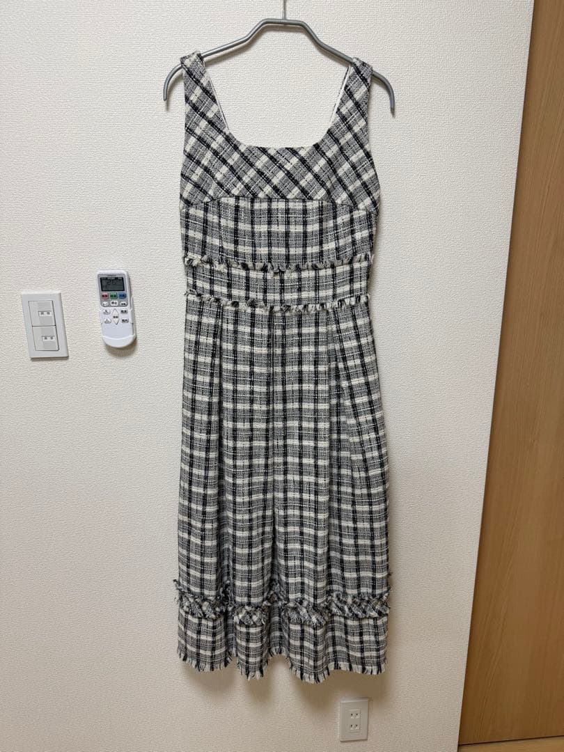 ワンピース herlipto Summer Tweed Midi Dress