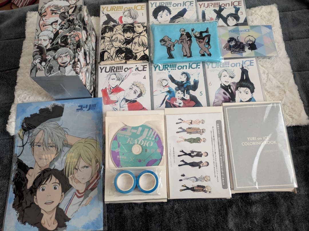 【収納Box付】ユーリ!!! on ICE Blu-ray 全6巻セット 特典付