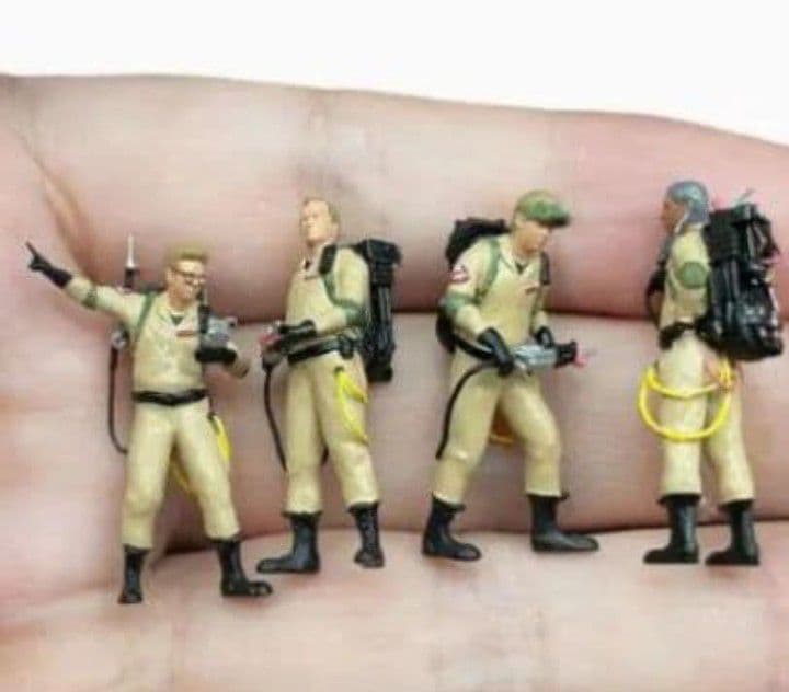 ◉1/64 ゴーストバスターズフィギュア4体セット《新品・未使用品》
