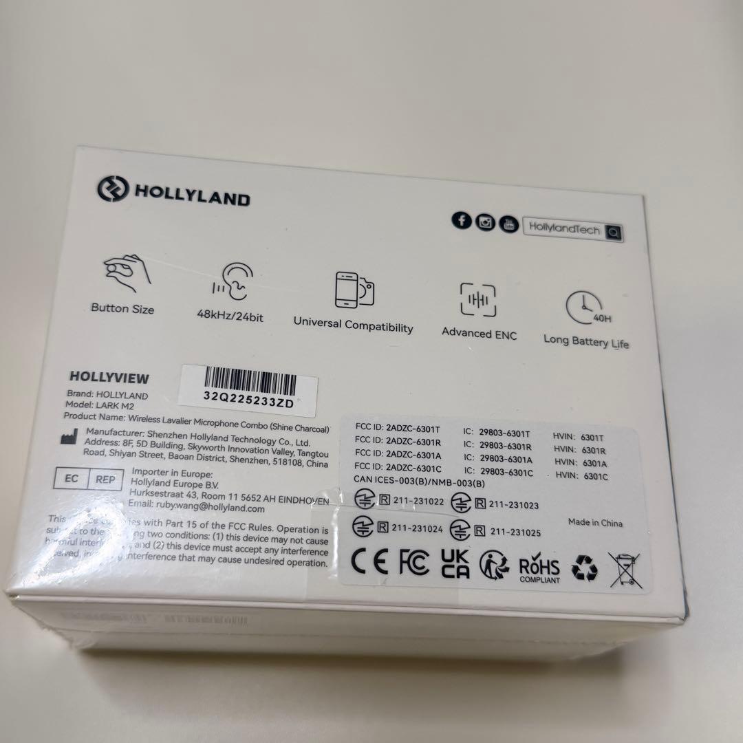 【新品未開封】HollyLand Lark M2 ワイヤレスマイク