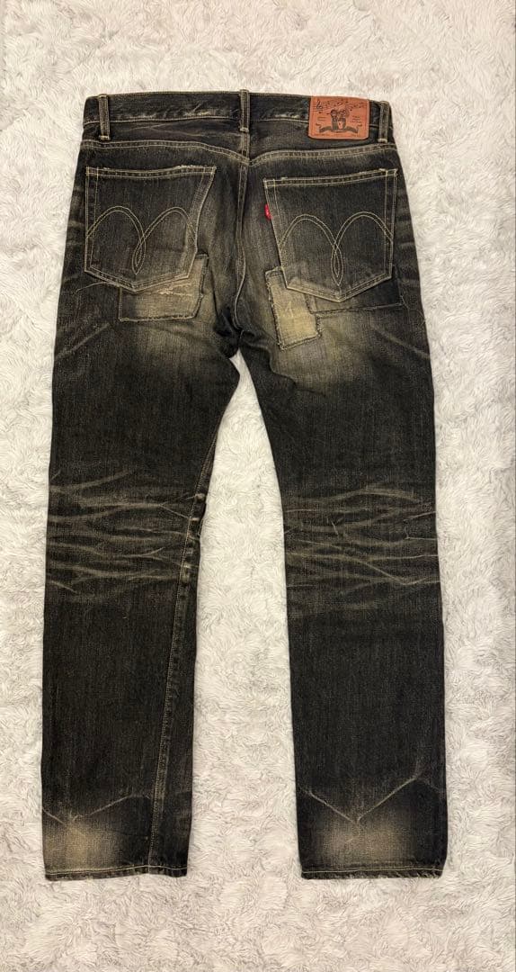glamb Unplugged denim 加工グランジ系パッチワーク デニム